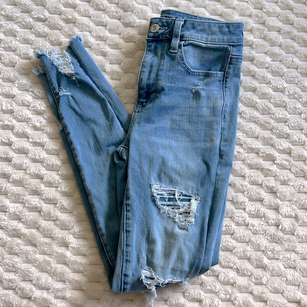 American Eagle Ripped Skinny Jeans